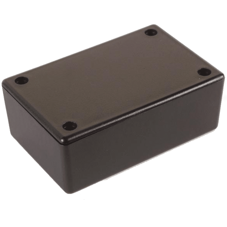 Boîtier Rack Kawkaw avec slots verticaux pour cartes électroniques, structure en plastique noir pour organisation de composants électroniques