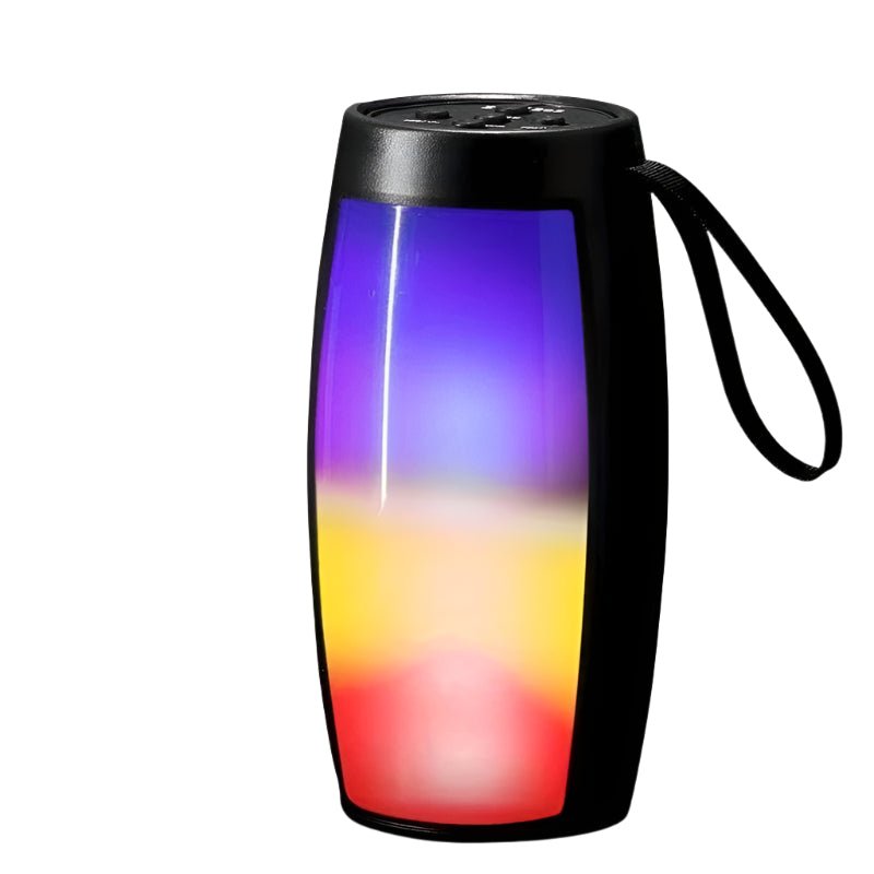 Enceinte Bluetooth CTN avec éclairage RGB, son immersif à 360°, effets LED et fonction TWS pour double enceinte sans fil.