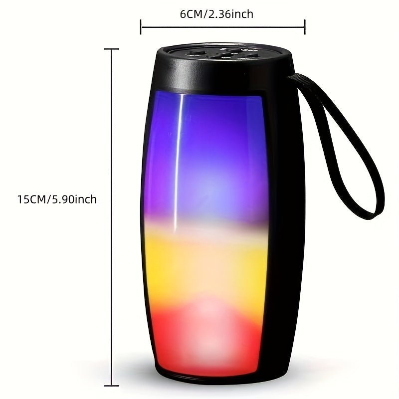 Enceinte Bluetooth CTN avec lumières RGB, effets LED et son immersif à 360°, double enceinte TWS.